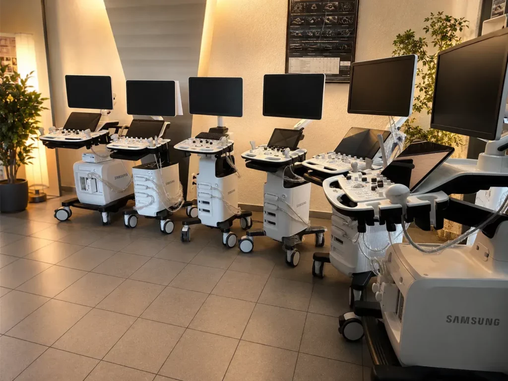 Ausstellung Ultraschallgeräte